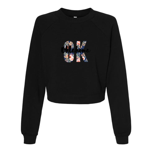 BELLA CANVAS WOMEN'S CROPPED FLEECE PULLOVER 7505